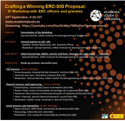 Workshop: Crafting a Winning ERC-StG Proposal: IV Workshop with ERC officers and grantees