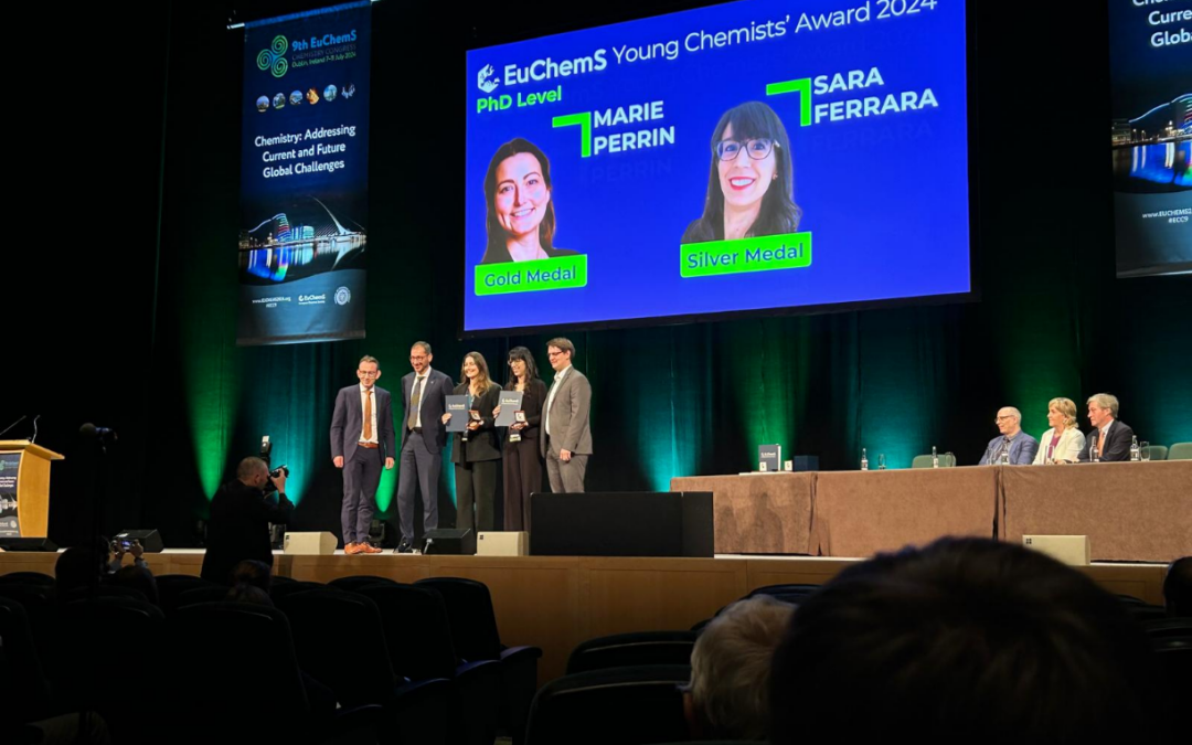EuChemS 2024: Sara received the Silver medal of the European Young Chemist Award – PhD level